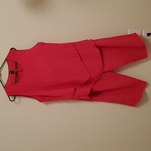 Blouse and pants set color fuchsia